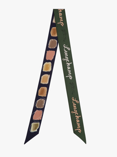 Longchamp Soie gots Foulard Rose