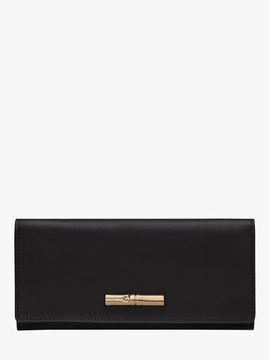 Longchamp Le roseau sleek Portefeuilles Noir