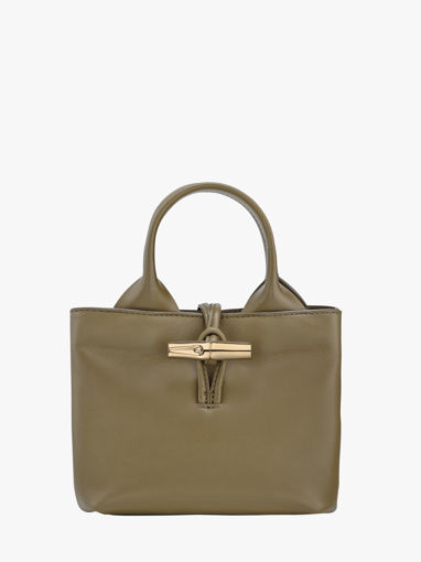 Longchamp Le roseau sleek Sacs port� main Vert
