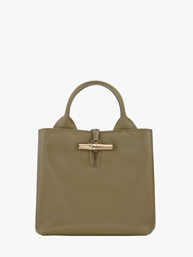 Longchamp Le roseau sleek Sacs port� main Vert