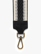 Bandoulire De Sac Milano Noir velvet VE25LIOV-vue-porte