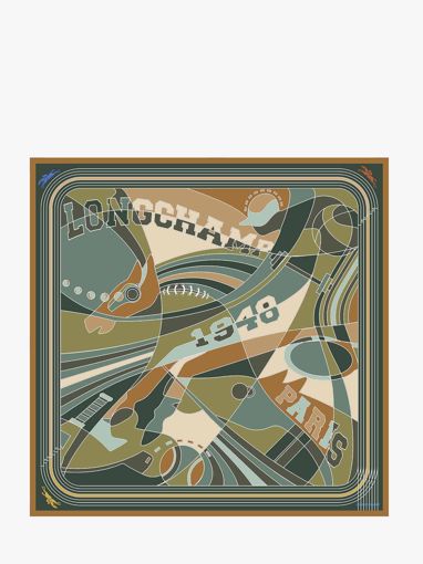 Longchamp Soie gots Scarves Yellow