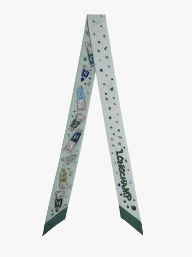 Longchamp Soie gots Scarves Pink