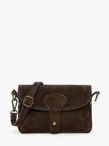 Sac Bandoulire Velvet Milano Marron velvet VE260612