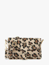 Crossbody Bag Velvet Leopardo Milano Beige velvet leopardo VL260612