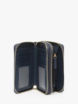 Wallet Valentino Blue fae re VPS9D234-vue-porte
