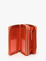 Portefeuille Valentino Orange fae re VPS9D234-vue-porte