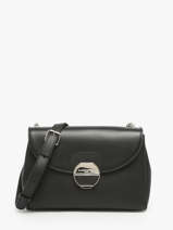 Sac Bandouliere Foulonne Pia Cuir Lancaster Noir pia 60