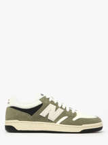 Sneakers In Leather New balance Green boy BB480PEO