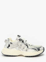 Sneakers En Cuir No name Argent women CRDD04AL