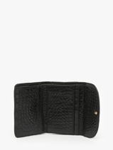 Wallet Leather Lancaster Black exo 11-vue-porte