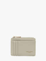 Porte-monnaie Porte-cartes David jones Gris saffiano 1