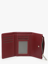 Coin Purse With Card Holder David jones Red dune 1-vue-porte