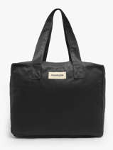 Le Sac Port� �paule A4 C�lestins Waxed Rivedroite Noir waxed CELESWAX
