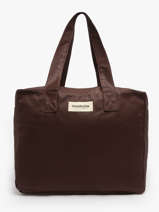 Le Sac Port paule A4 Clestins Waxed Rivedroite Marron waxed CELESWAX