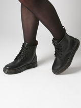 Bottines Brookline Chukka En Cuir Dr martens Noir boy 41550001-vue-porte