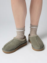 Chaussons Tasman Ii En Cuir Ugg Vert women 1174470-vue-porte