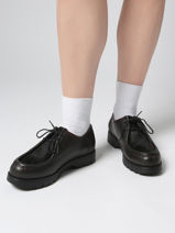 Chaussures Derbies En Cuir Kleman Rouge women PADRINI-vue-porte