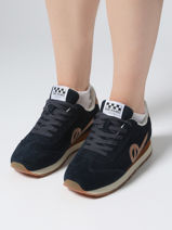 Sneakers City Run Jogger En Cuir No name Bleu women HRVS04B9-vue-porte