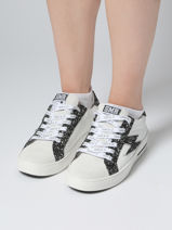 Sneakers Maya In Leather Semerdjian Black women MAYA-vue-porte