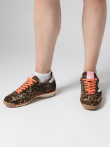 Sneakers Joyce En Cuir Semerdjian Marron women JOYCE-vue-porte