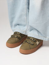 Sneakers Aby Vanessa wu White women BK2714NR-vue-porte