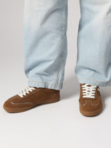 Sneakers Sarah Vanessa wu Brown women BK2805OR-vue-porte