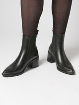 Bottines  Talon En Cuir Tamaris Noir women 45-vue-porte