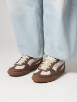 Sneakers Palermo Wine Club In Leather Puma Brown women 40334901-vue-porte