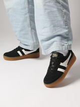 Sneakers Grandslam En Cuir Gola Noir women CLA589-vue-porte