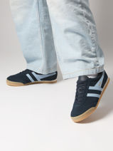 Sneakers Apollo In Leather Gola Blue women CLB777-vue-porte