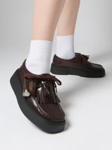 Derby Shoes Torview In Leather Clarks Brown women 26184948-vue-porte