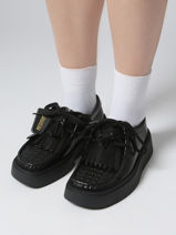 Derby Shoes Torview In Leather Clarks Black women 26184943-vue-porte