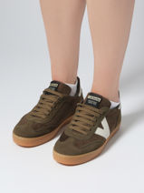 Sneakers Berlin En Cuir Victoria Vert women 1126220-vue-porte