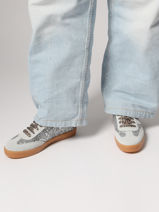 Sneakers Berlin En Cuir Victoria Argent women 1126223-vue-porte