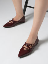 Ballerines Avec Brides Tamaris Rouge women 45-vue-porte