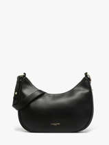 Shoulder Bag Donna Aria Leather Lancaster Black donna aria 77