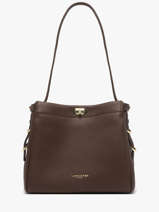 Sac Port paule Mademoiselle Romy Cuir Lancaster Marron mademoiselle romy 105