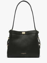 Shoulder Bag Mademoiselle Romy Leather Lancaster Black mademoiselle romy 105