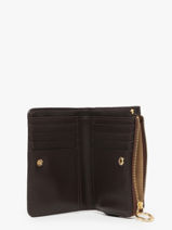 Wallet Leather Nat et nin Brown vintage IZA-vue-porte