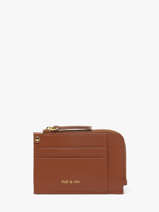 Leather Lana Coin Purse Nat et nin Brown vintage LANA