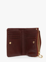 Portefeuille Iza Cuir Nat et nin Rouge vintage IZA-vue-porte