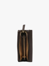 Wallet Leather Nat et nin Brown vintage LOTTI-vue-porte