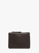 Wallet Leather Nat et nin Brown vintage SOLY