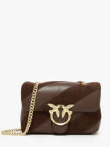 Crossbody Bag Love Bag Puff Pinko Brown love bag puff A2JY