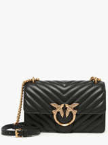 Sac Bandoulire Love Bag Quilt Cuir Pinko Noir love bag quilt A0GK