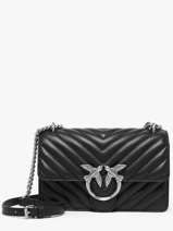 Crossbody Bag Love Bag Quilt Leather Pinko Black love bag quilt A0GK