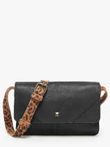 Shoulder Bag June Leather Pieces Black june 17160060