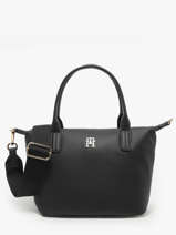 Sac  Main Popette Polyester Recycl Tommy hilfiger Noir popette AW17708