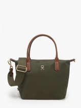 Sac Bandoulire Popette Nylon Tommy hilfiger Vert popette AW17709
